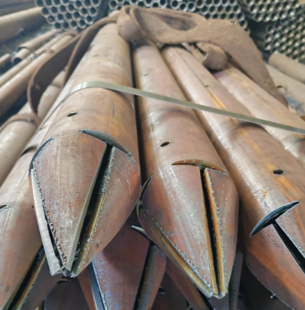 虹口出尖打孔加工无缝注浆钢花管注浆管厂家